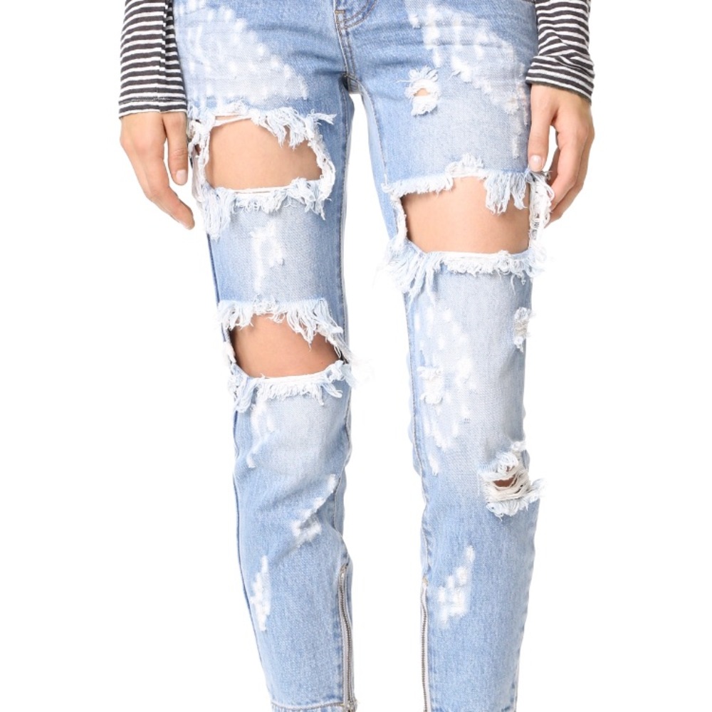 OneTeaspoon Distressed Jeans